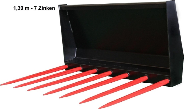 Teutona Dunggabel 1,30 m 7 Zinken vorne
